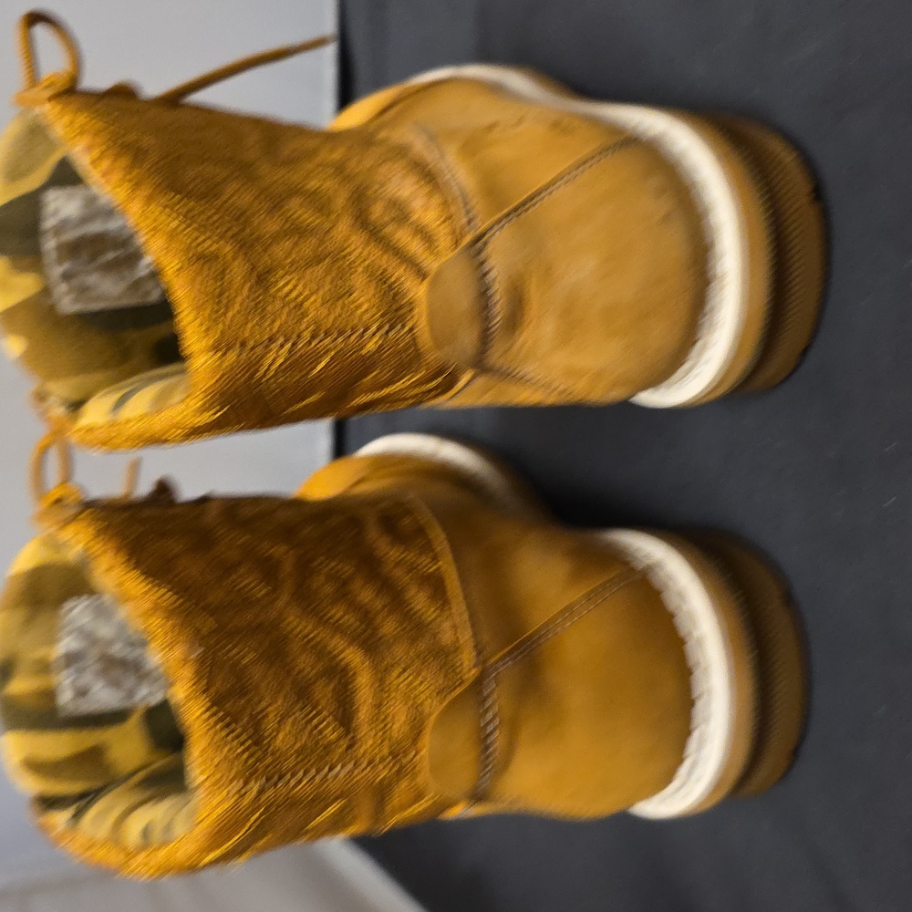 South Pole Tan Suede Boys Or Womens Boots Boys Size 5 / Womens Size 6.5 - Picture 4 of 14